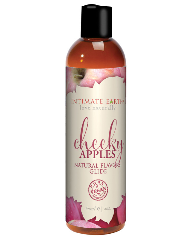 Intimate Earth Natural Flavors Glide Personal Lubricant - 60 Ml Cheeky Apples