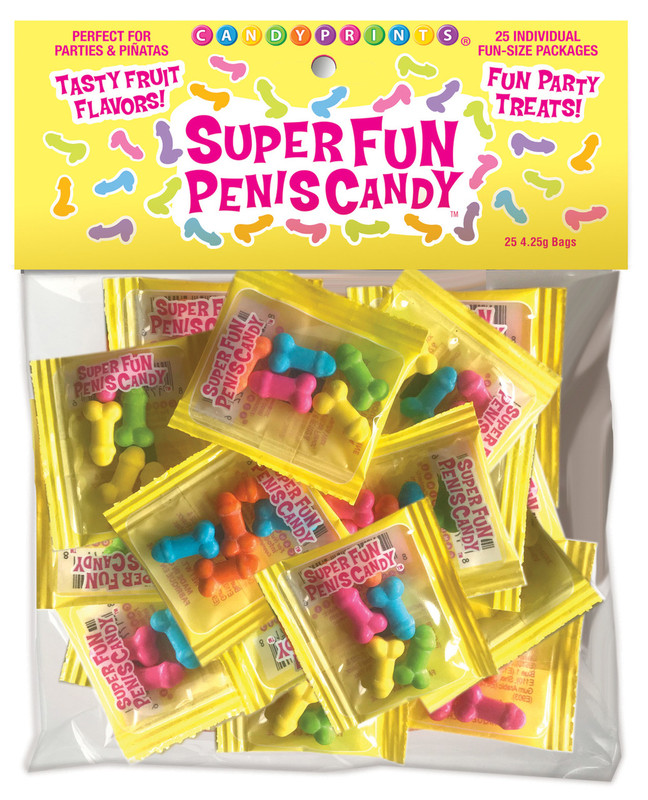 Little Genie Super Fun Penis Candy - Bag Of 25