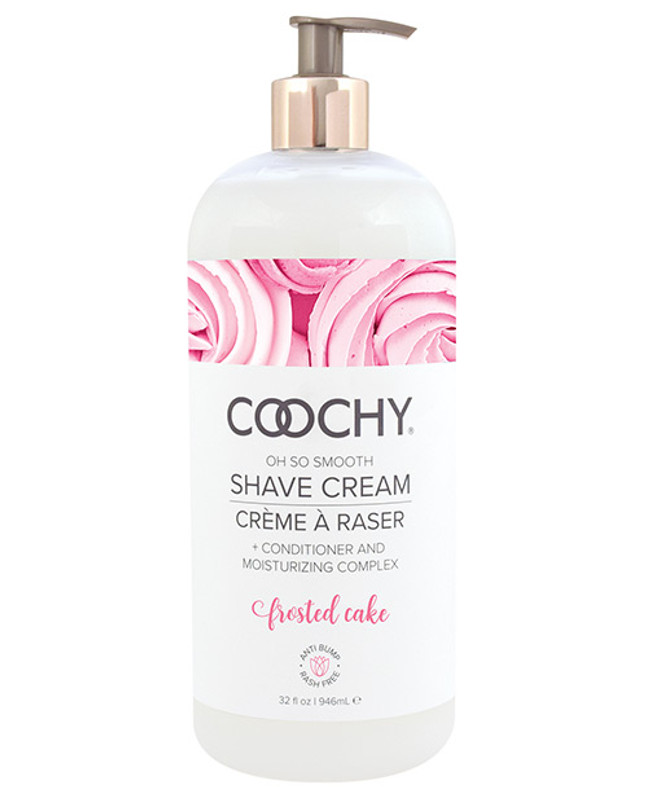 Coochy Rash Free Intimate Area Shave Cream - 32 Oz Frosted Cake