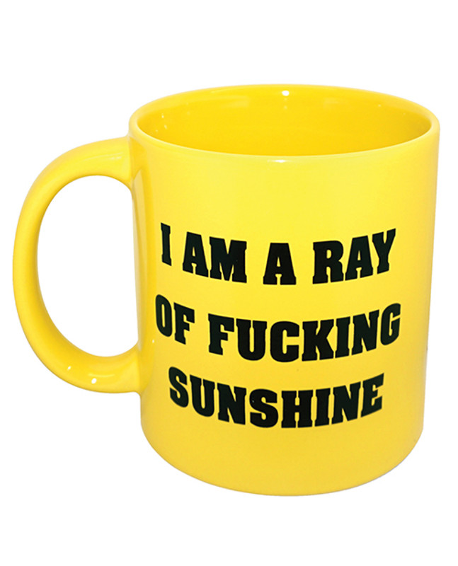 Attitude Mug I Am A Ray Of F*cking Sunshine - Yellow