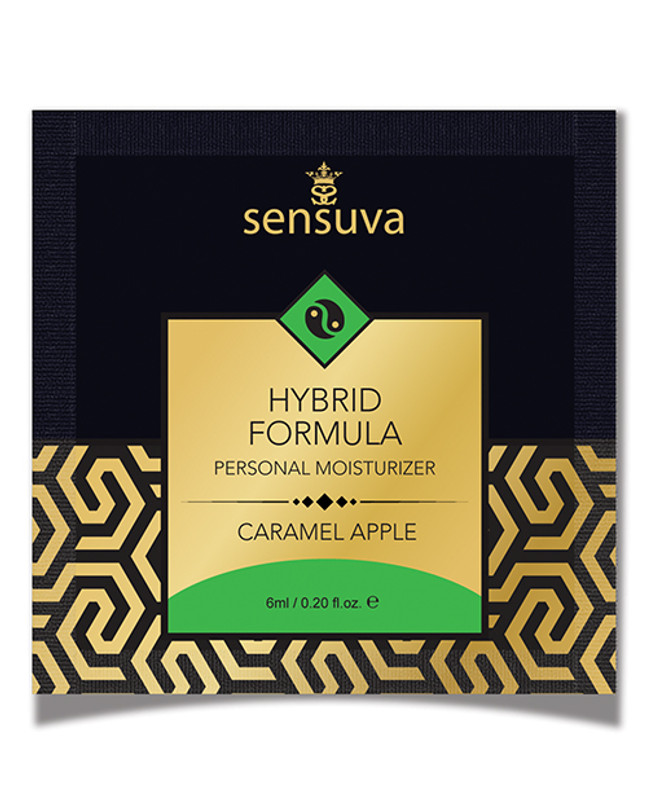 Sensuva Hybrid Personal Moisturizer Single Use Packet - 6 Ml Caramel Apple