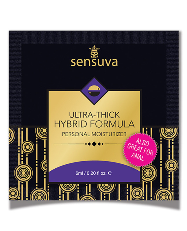 Sensuva Ultra Thick Hybrid Personal Moisturizer Single Use Packet - 6 Ml Unscented