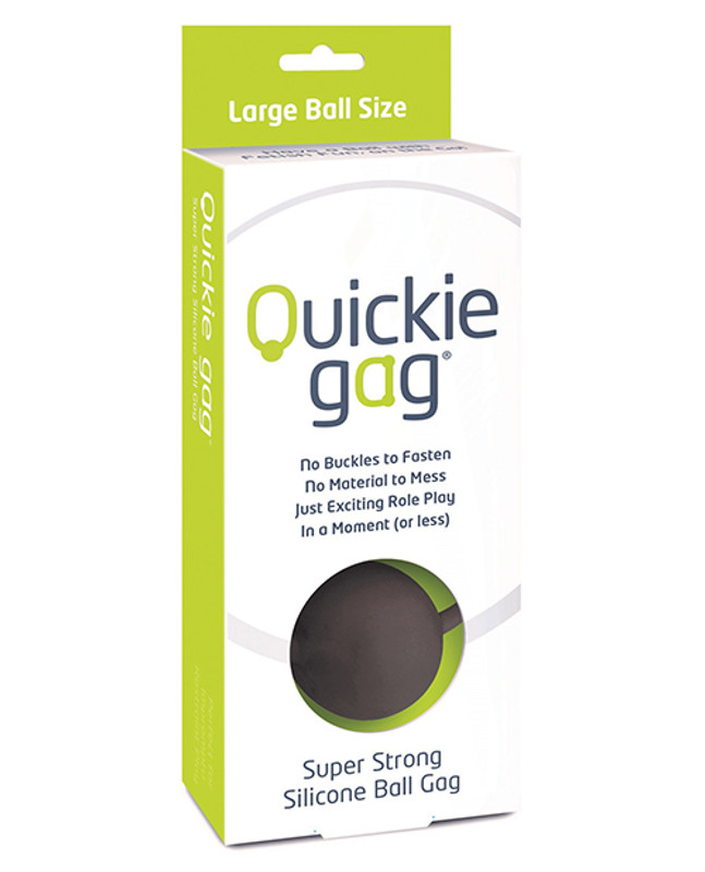 Creative Conceptions Fetish Quickie Ball Gag Large - Black