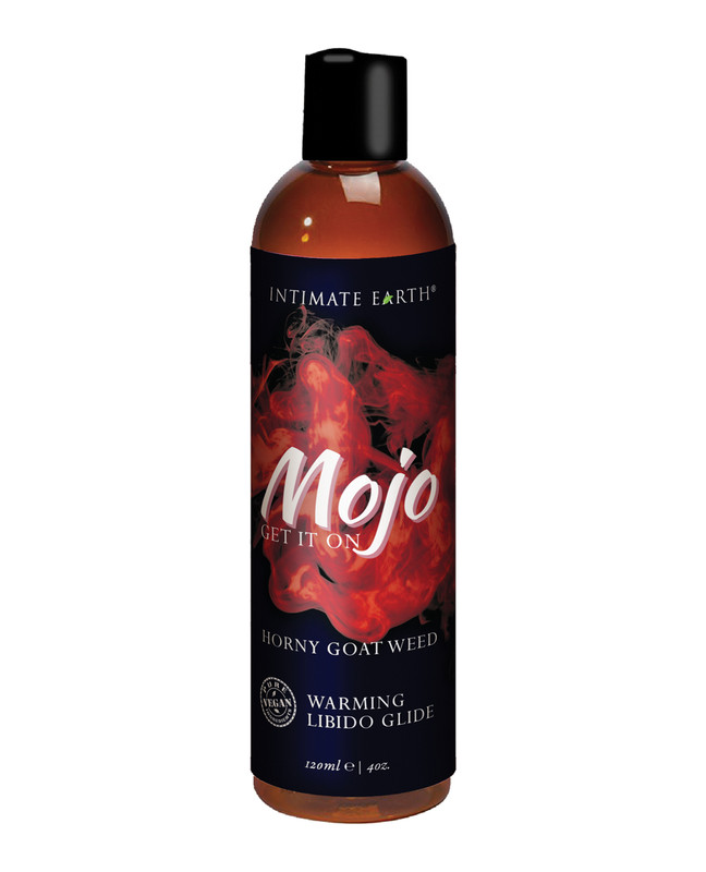 Intimate Earth Mojo Horny Goat Weed Libido Warming Glide Personal Lubricant - 4 Oz