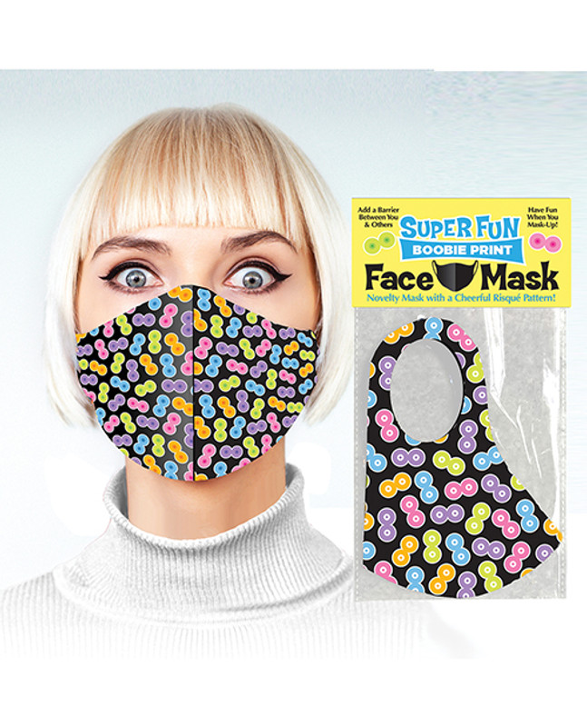 Little Genie Super Fun Boobie Print Mask