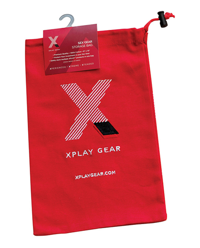 Perfect Fit Brand Xplay Gear Ultra Soft Gear Sex Toy Storage Bag 8" X 13" - Cotton