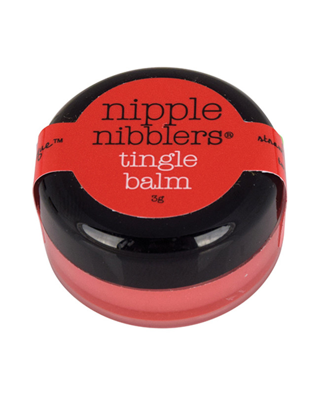 Jelique Nipple Nibbler Cool Tingle Flavored Arousal Balm - Strawberry Twist 3 G