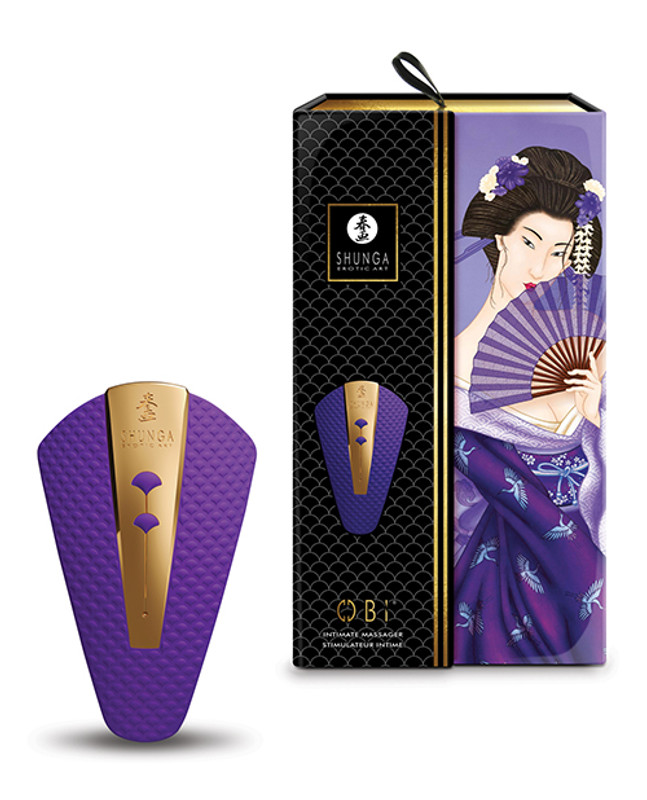 Shunga Obi Intimate Massager - Purple