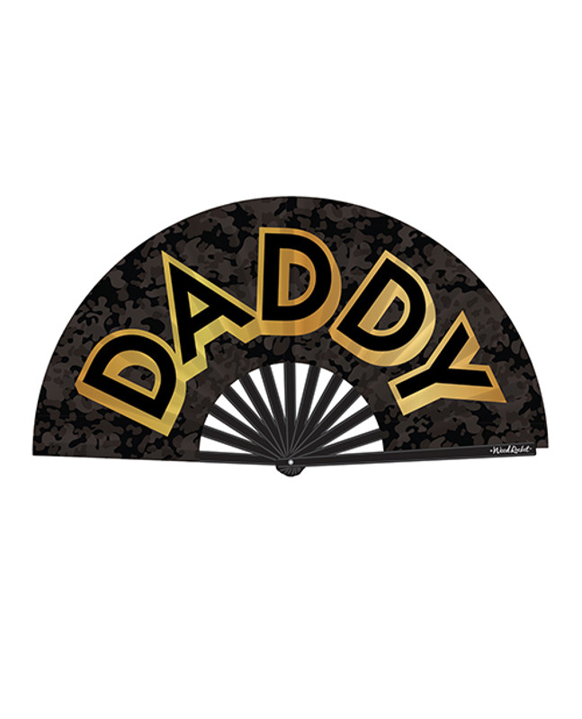 Wood Rocket Daddy Fan - Black/Gold