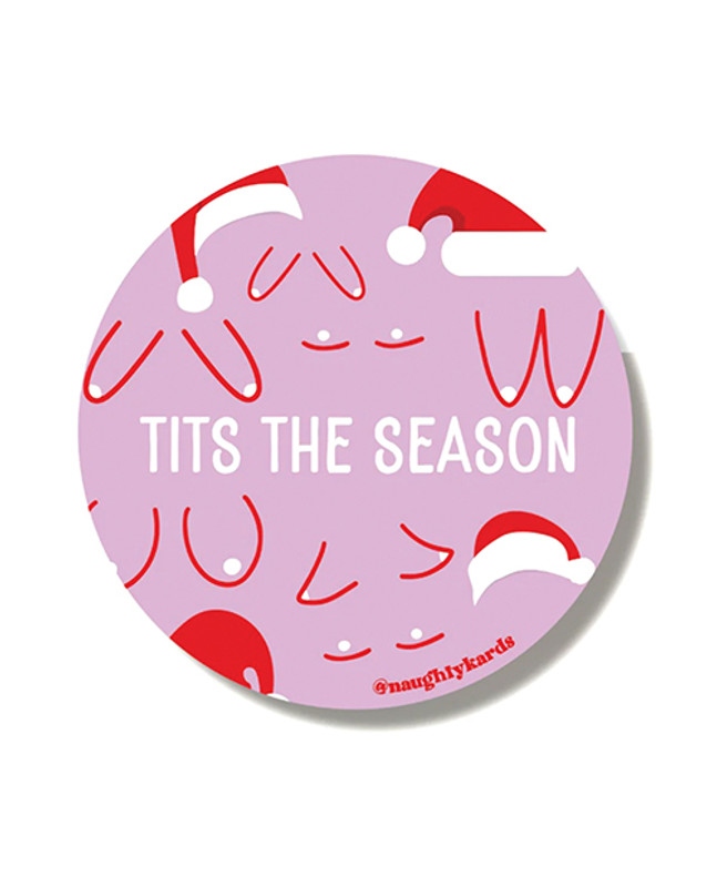 Tits Holiday Sticker - Pack Of 3