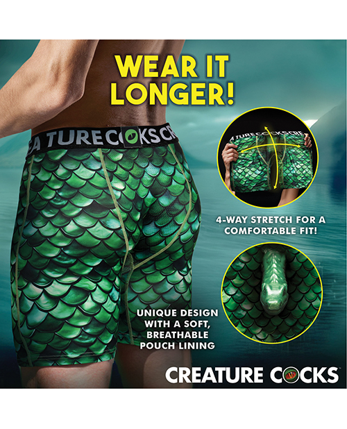Creature Cocks - Creature Wear Cockness Monster Lake Creature Boxer Shorts - LG
