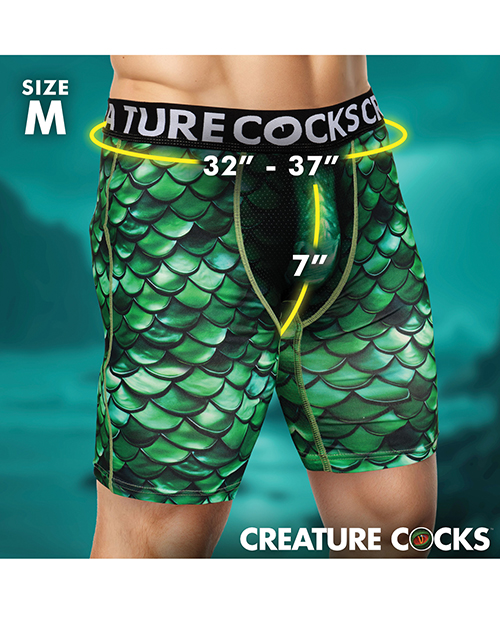 Creature Cocks - Creature Wear Cockness Monster Lake Creature Boxer Shorts - MD