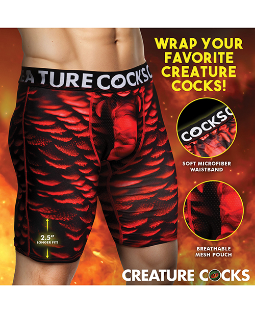 Creature Cocks - Creature Wear Horny Devil Demon Boxer Shorts - LG