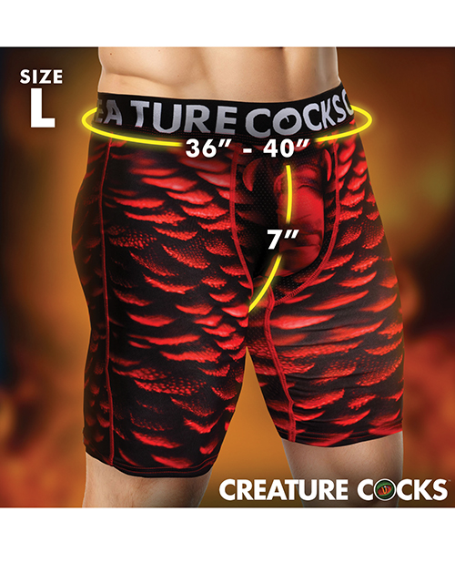 Creature Cocks - Creature Wear Horny Devil Demon Boxer Shorts - LG