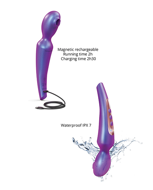 Love to Love Flapping Head Pleaser Wand - Iridescent Night