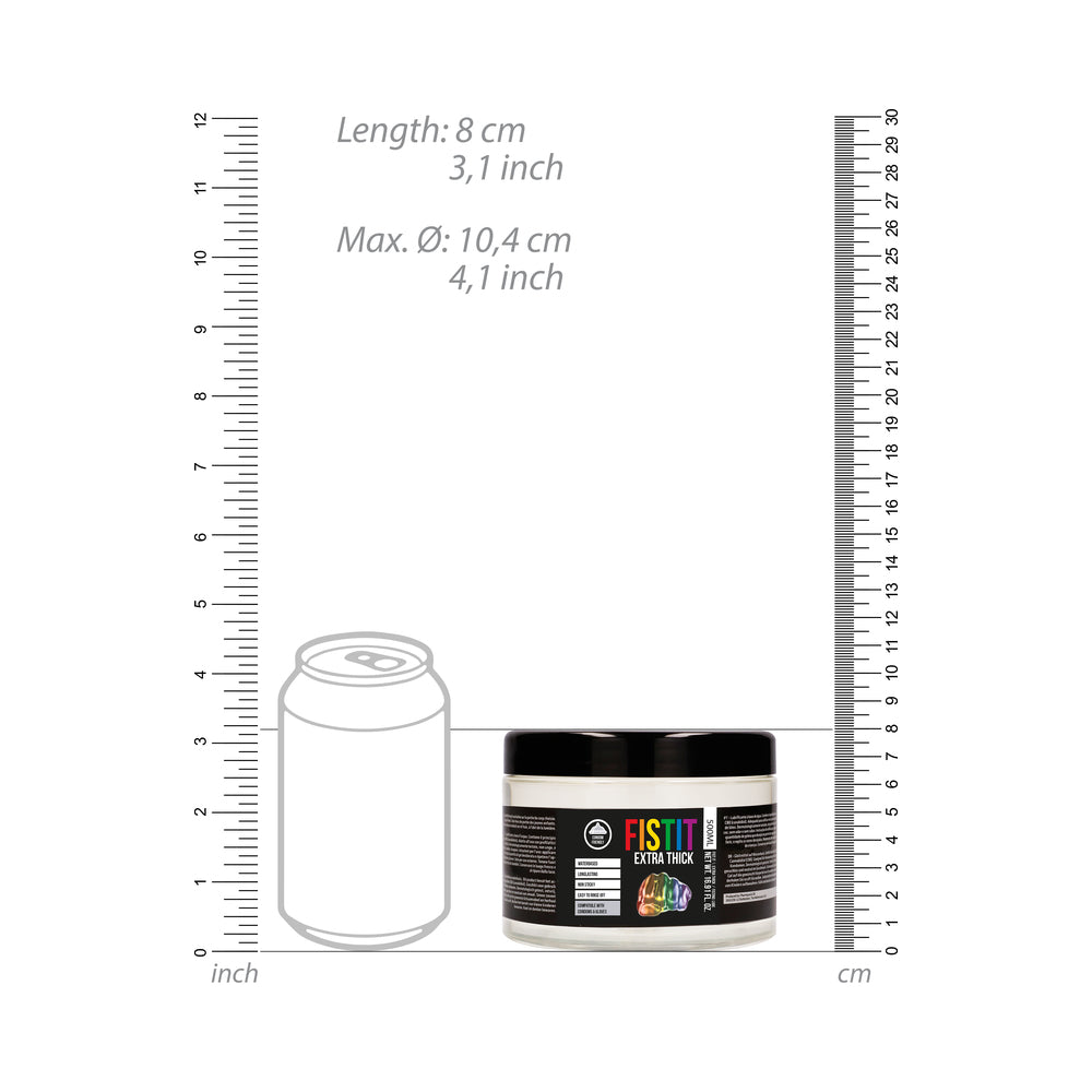 Fist It Extra Thick Water-Based Fisting Lube Rainbow Edition 16.9 oz.