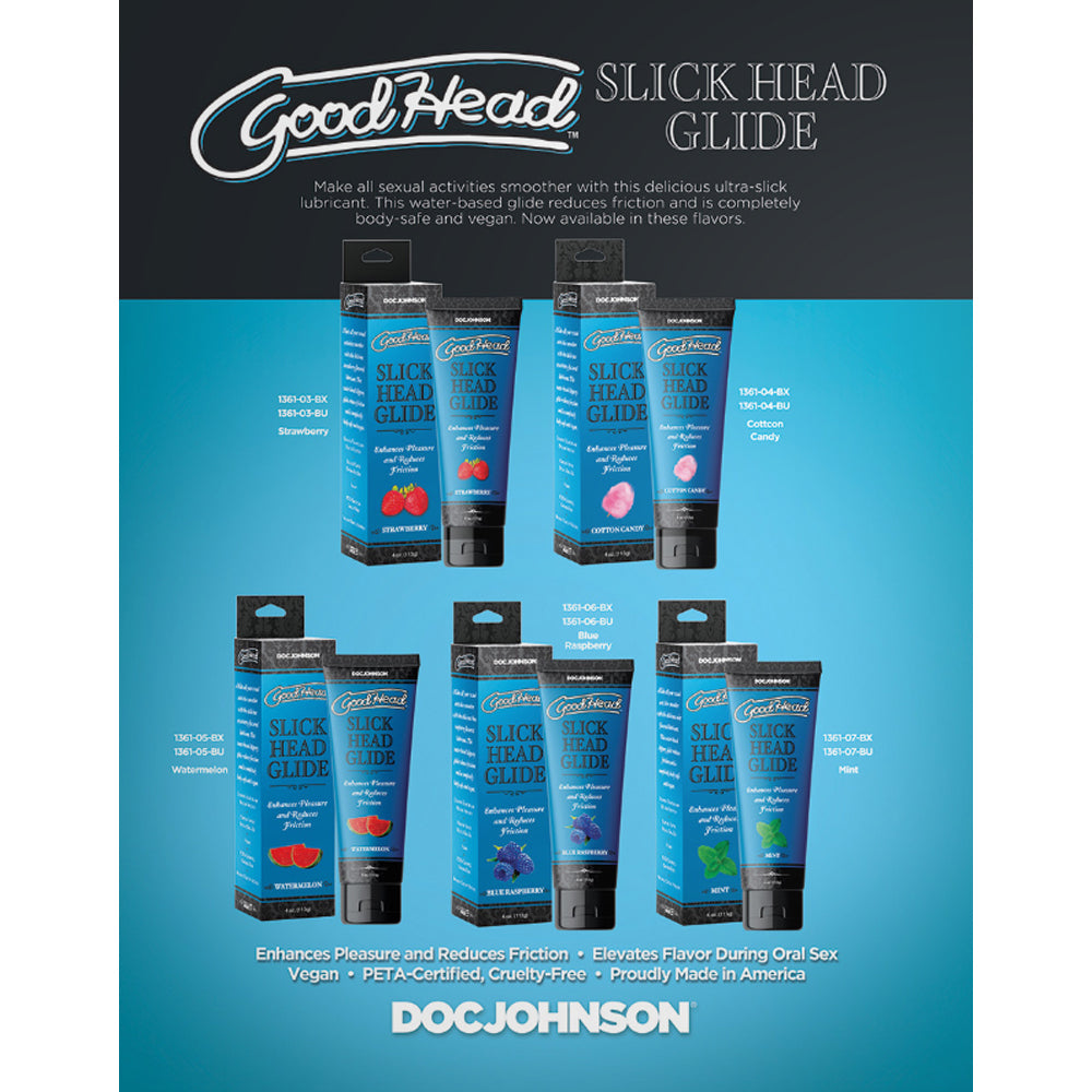 GoodHead Slick Head Glide Watermelon 4 oz. Bulk