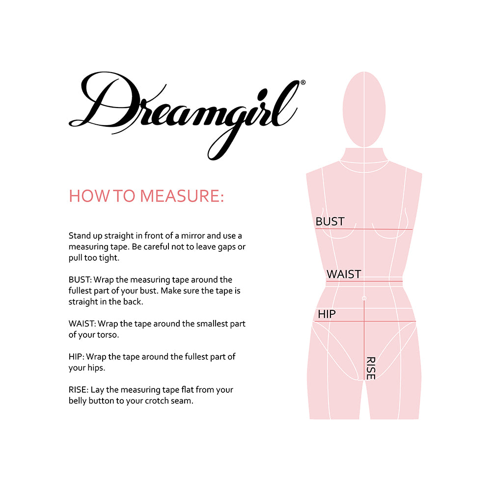Dreamgirl Stretch Lace Teddy and Elastic Garter Belt Harness Set Peacock/Black O/S