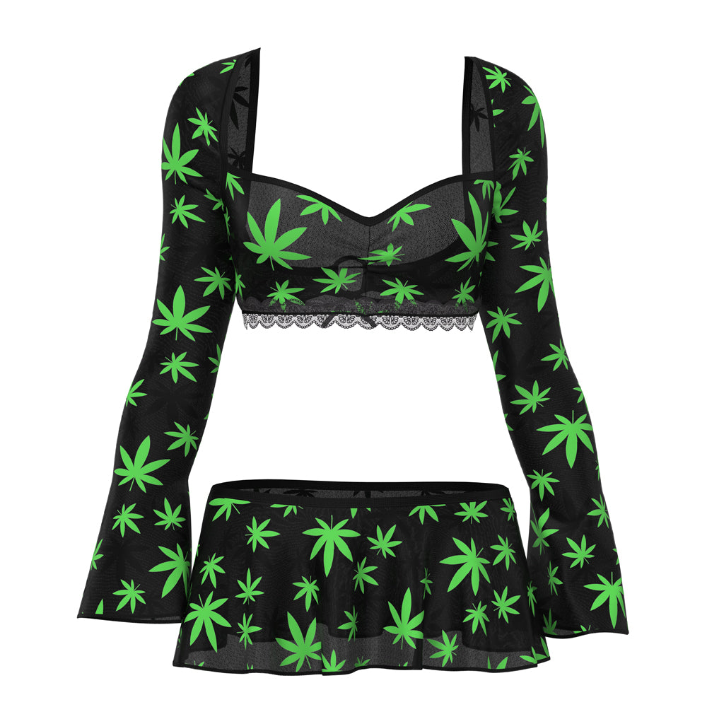 Magic Silk Hazy Dayz Crop Top