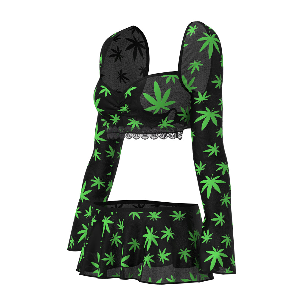 Magic Silk Hazy Dayz Crop Top