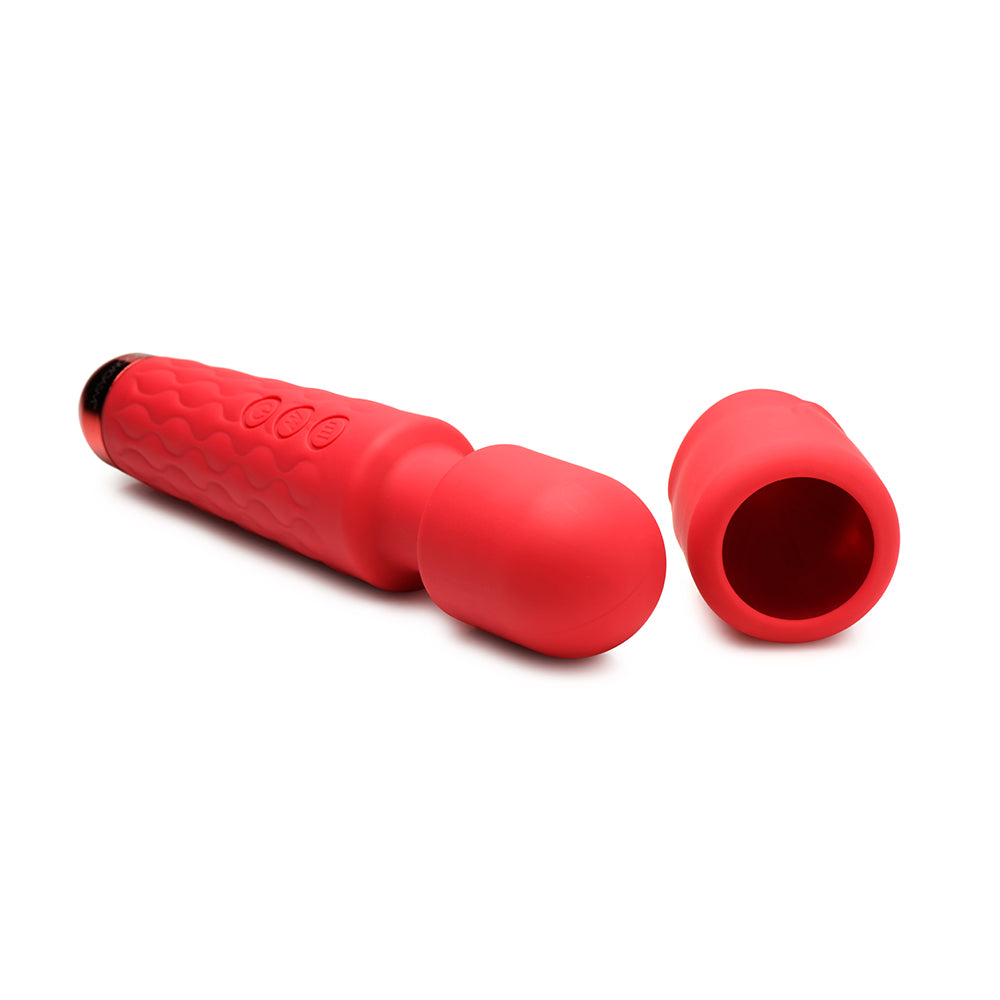 Bloomgasm Pleasure Rose 10X Silicone Wand with Rose Attachment