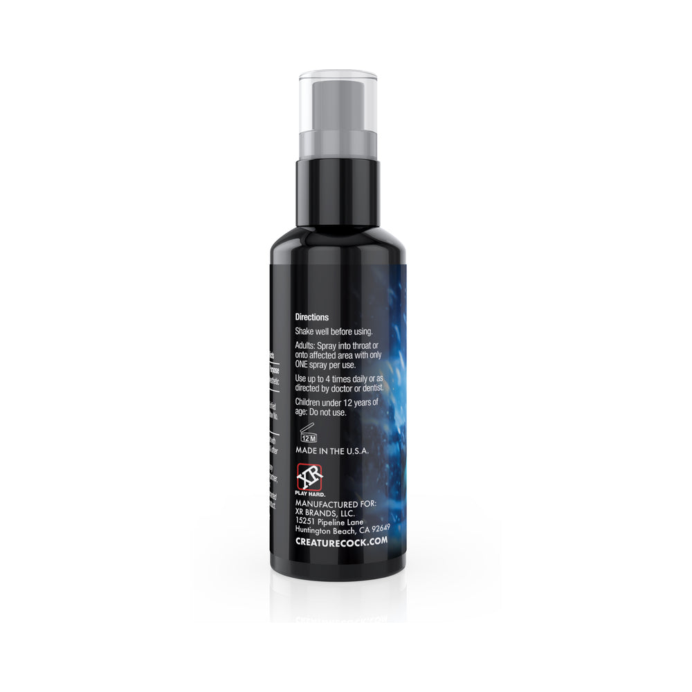 Creature Cocks Throat Numbing Spray Spearmint 1 oz.