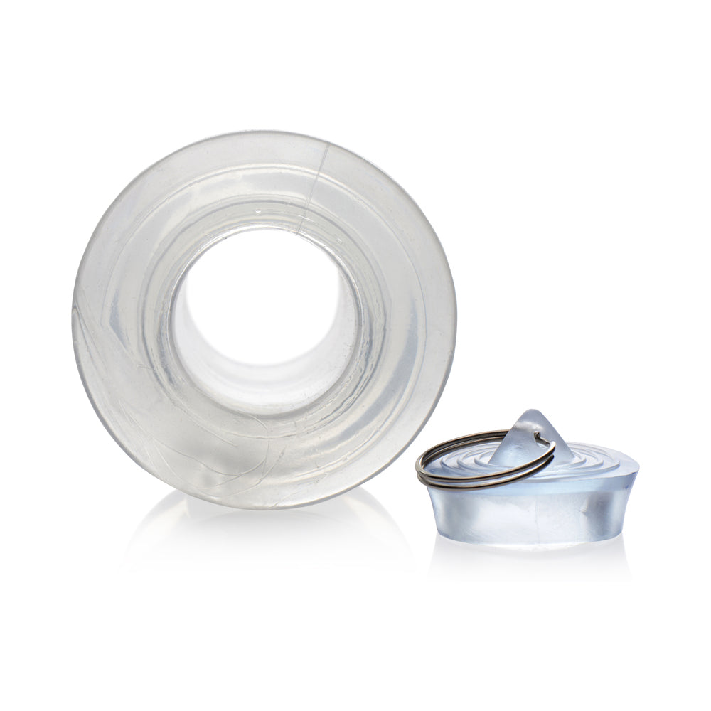Master Series Ass Bung Clear Hollow Anal Dilator 3 in.