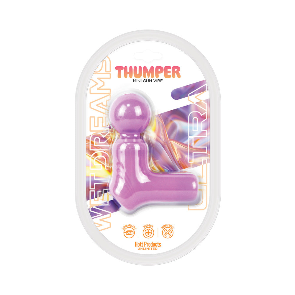 Wet Dreams Ultra Thumper Vibrating Massage Wand Lavender
