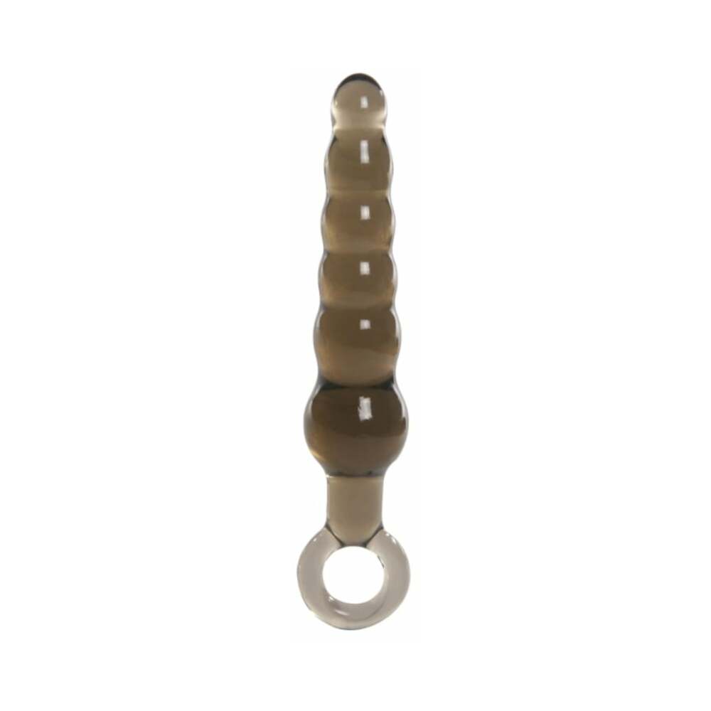 Me You Us Rippled Wand Anal Teaser Plug Black