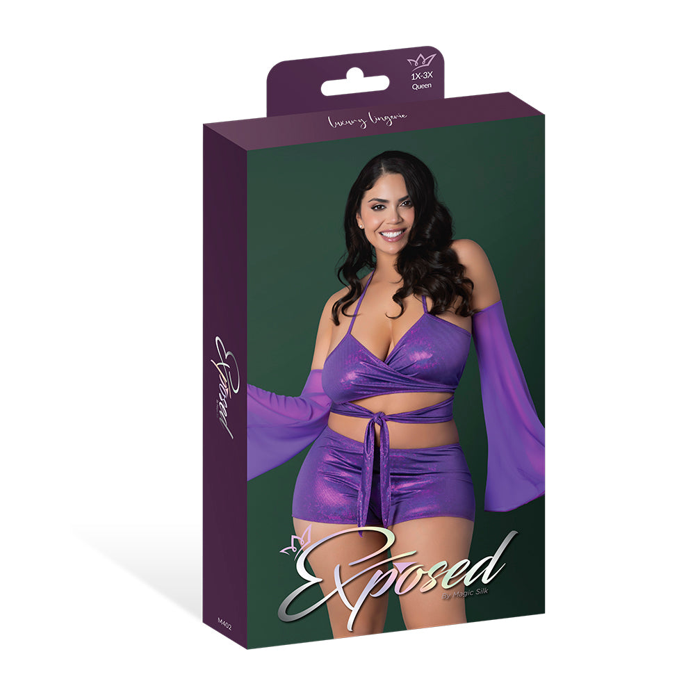 Magic Silk Glimmer Wrap Bralette