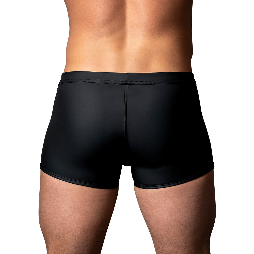 Male Power Oh Snap! Snap Off Short Black XL