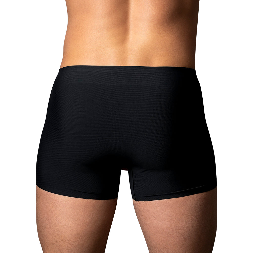 Male Power Hot Mesh Pouch Short Black/Red M