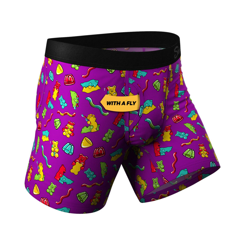 Shinesty The Naughty Bears Gummy Bear Ball Hammock Pouch Underwear with Fly 2XL