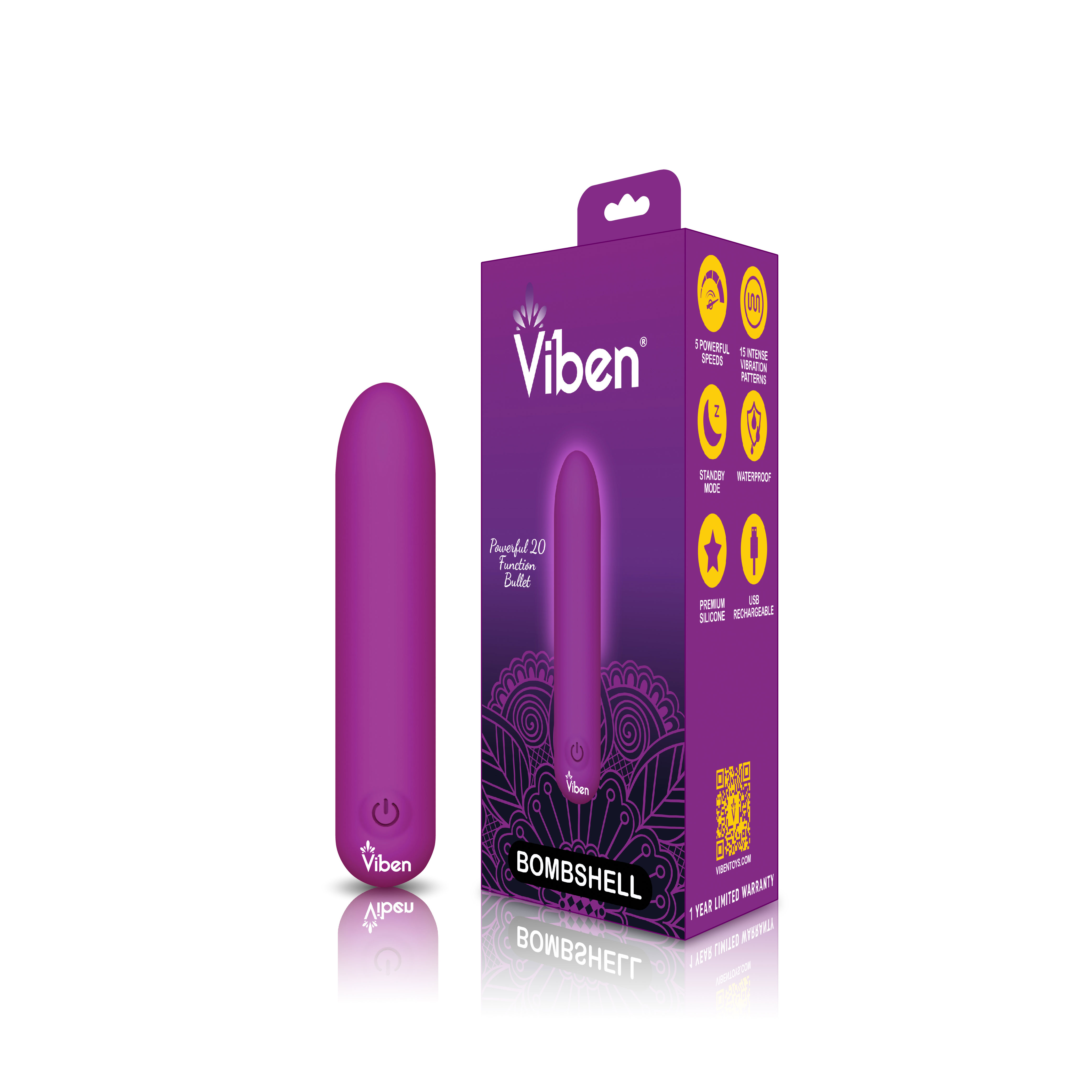 Bombshell Flexible Bullet - Berry