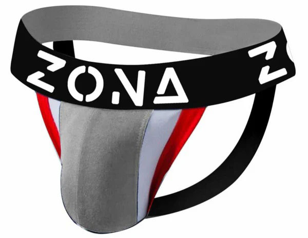 Grey Apex Jockstrap - Large