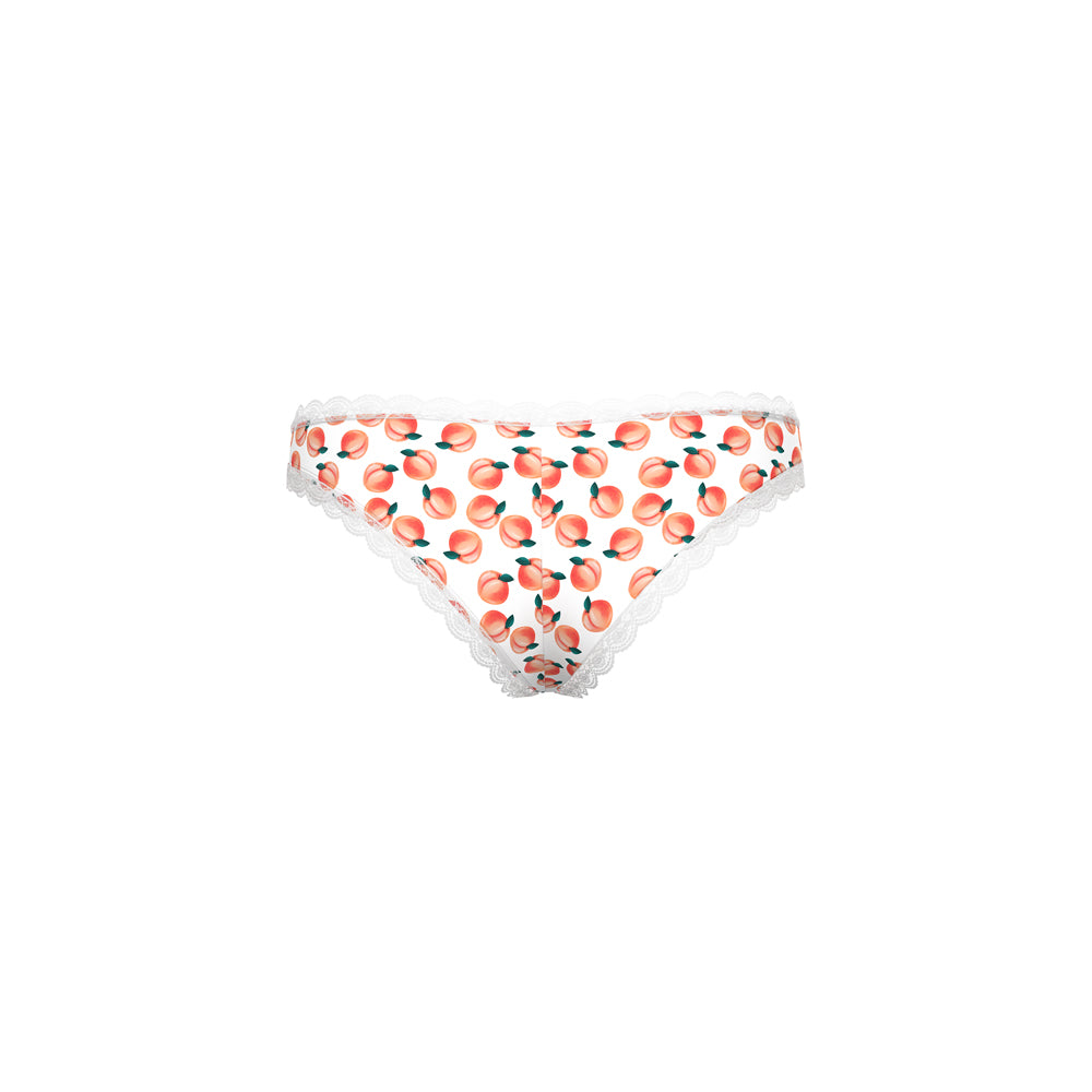 Magic Silk Sweet Treats Boy Short with Lube Peach S/M