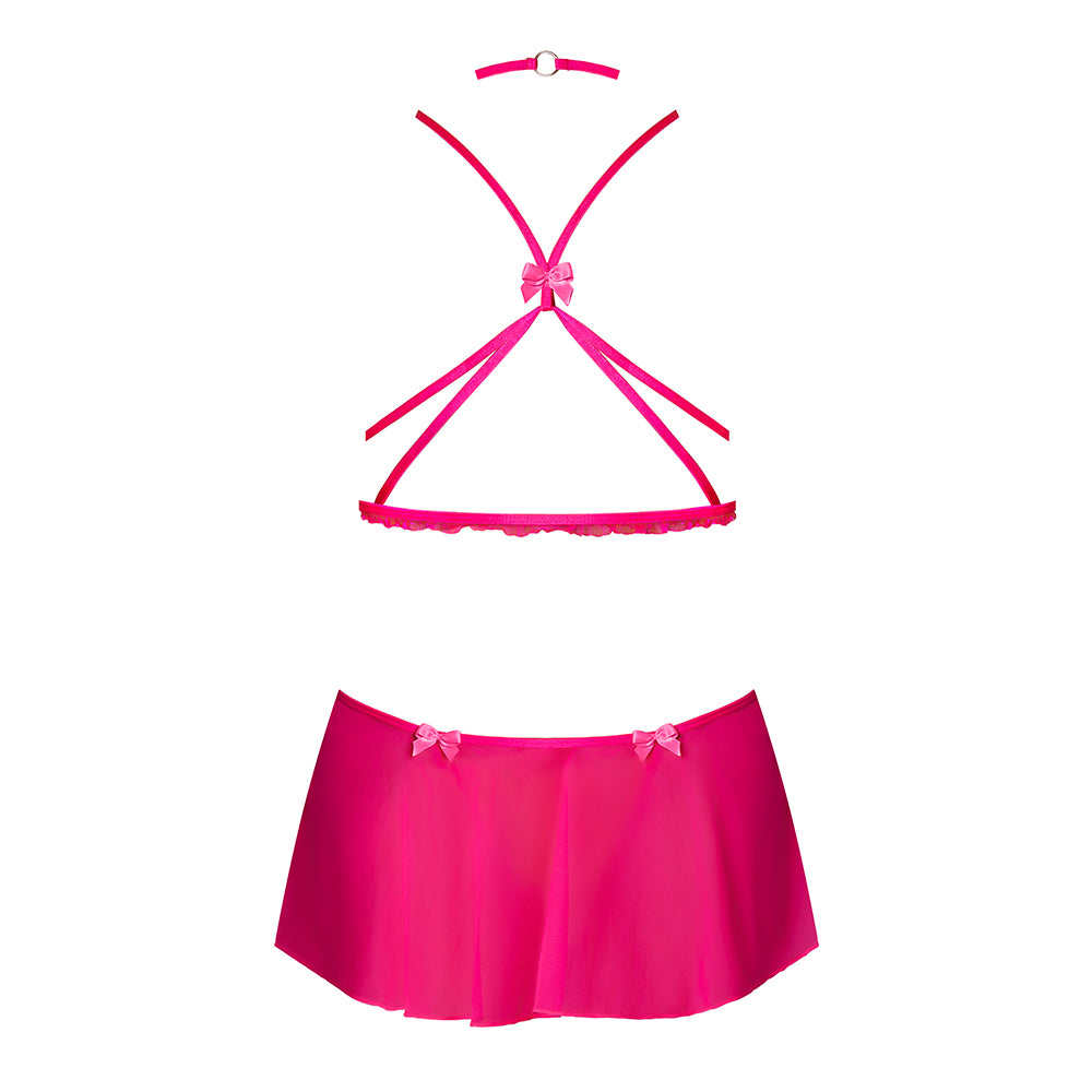 Magic Silk Pink Kink Harness Top