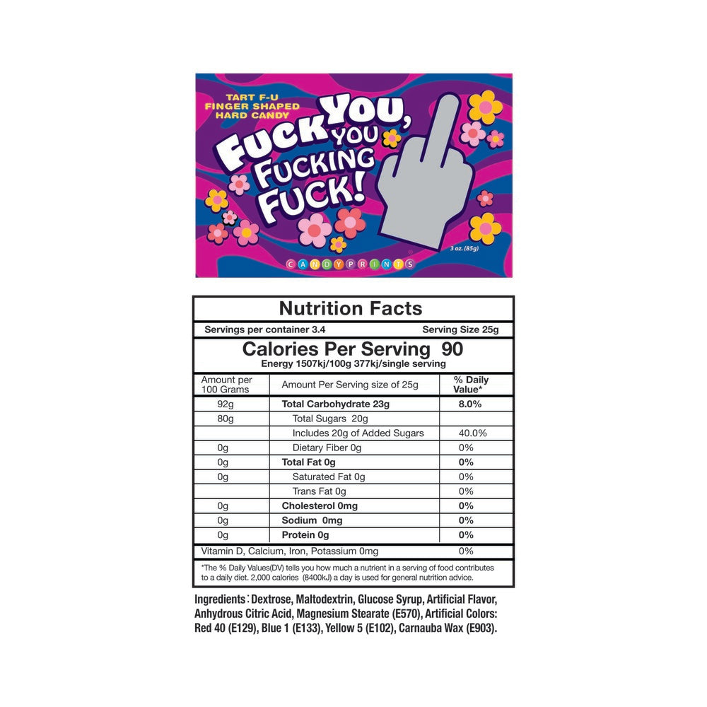 Fuck You You Fucking Fuck 25-Piece Bag