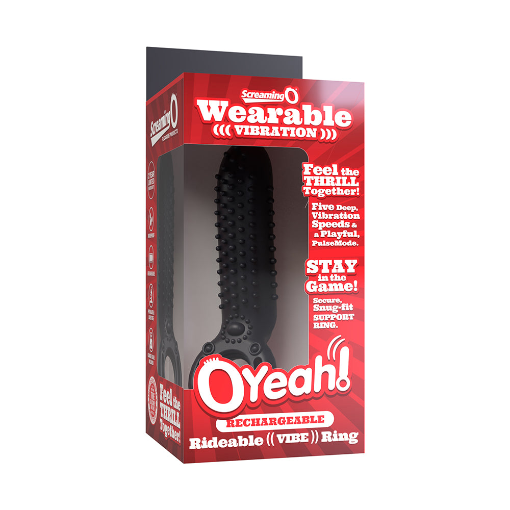 Screaming O Rechargeable O Yeah Silicone Black