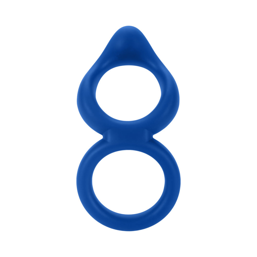 Forto F-88 Liquid Silicone Cock & Ball Ring Blue