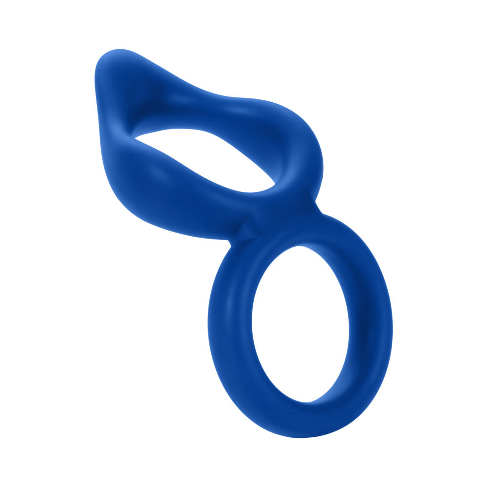 Forto F-88 Liquid Silicone Cock & Ball Ring Blue
