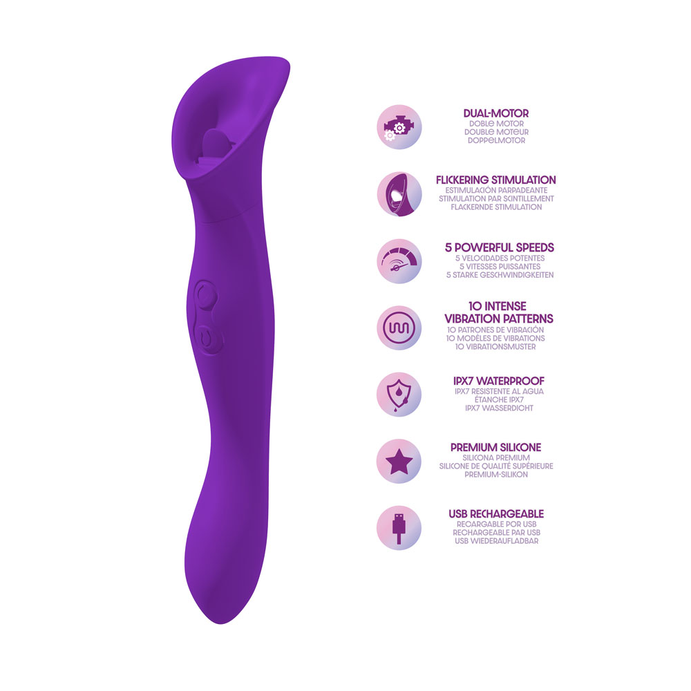 Petallux Clitoral Stimulator - Purple