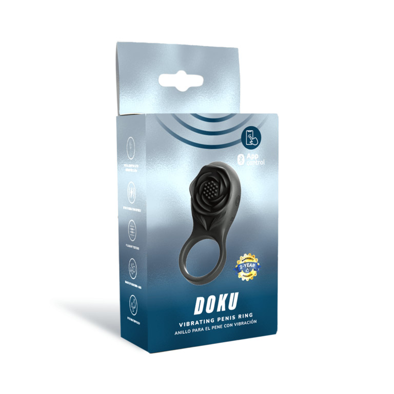 Camtoyz Vibrating Ring Doku - Black