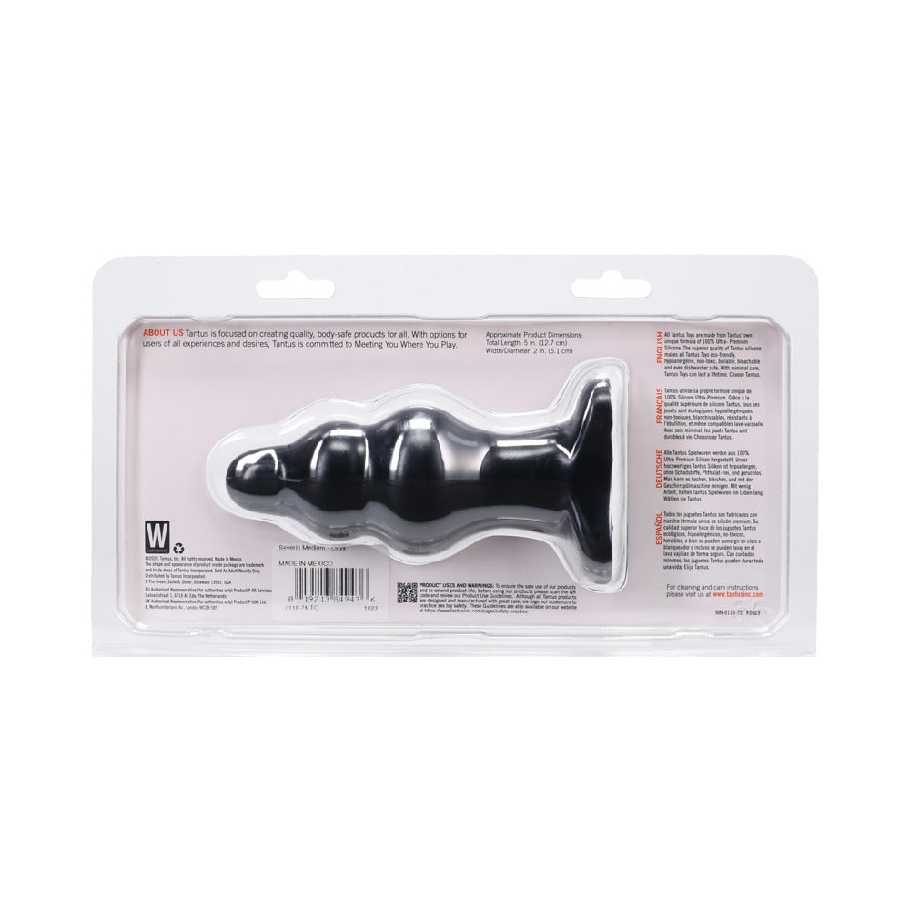Tantus Severin Medium Plug Onyx