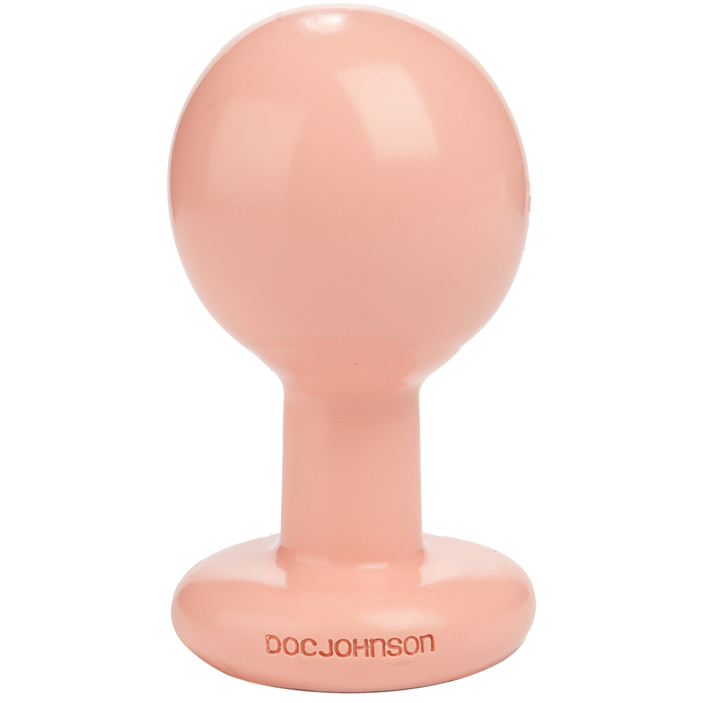 The Classic Round Butt Plug Medium Cream