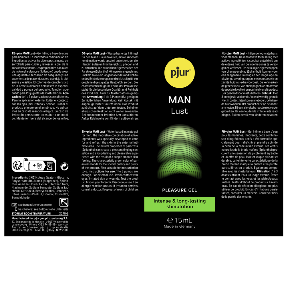 Pjur Man Lust 15ml