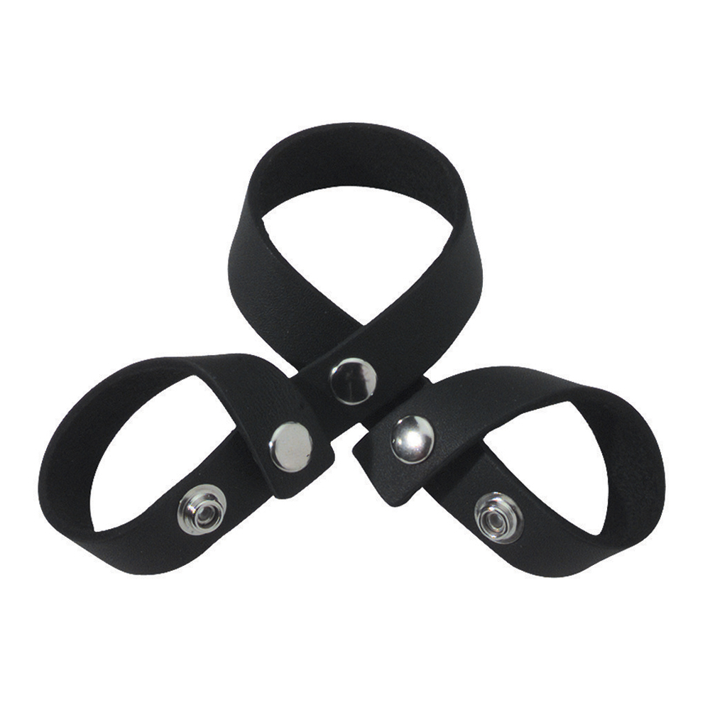 Leather Figure-8 C&B Divider - Black