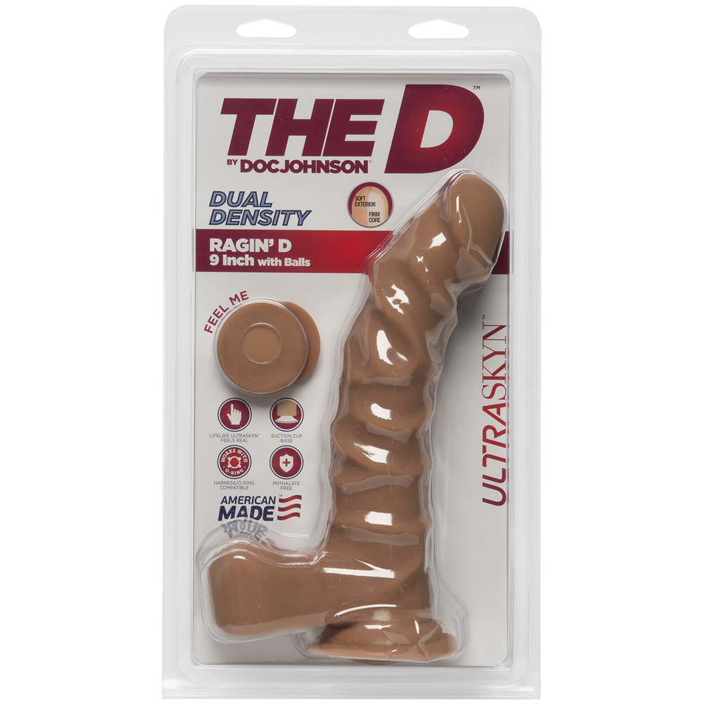 The D - Ragin' D With Balls 9" Caramel