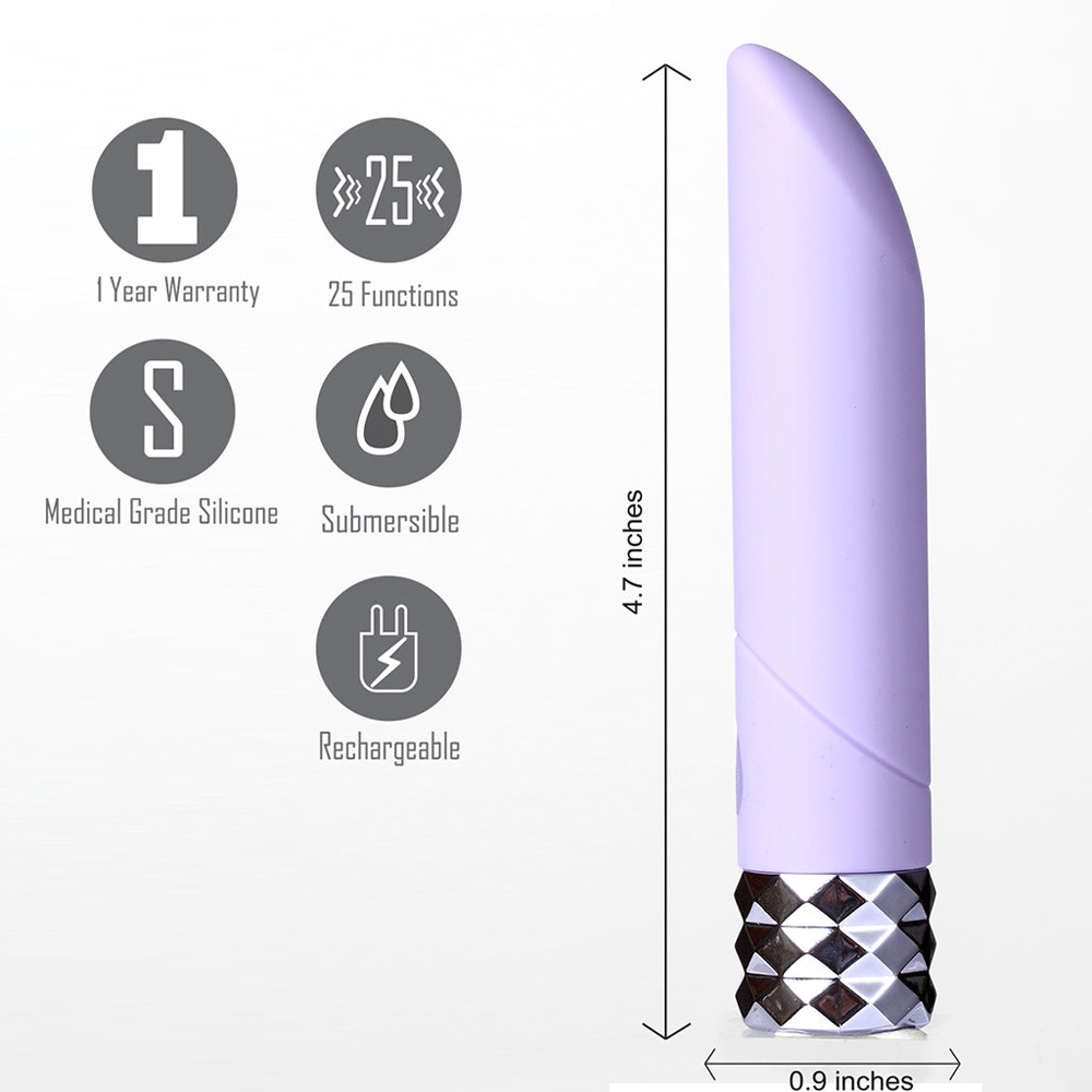 Angel Crystal Gems USB Rechargeable 25-Function Bullet