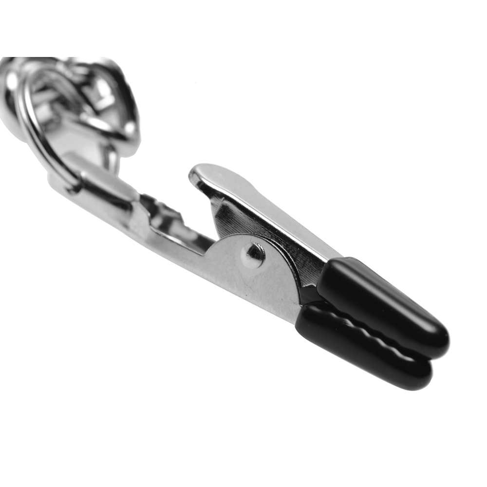 Master Series Collar Nipple And Clit Clamp Set